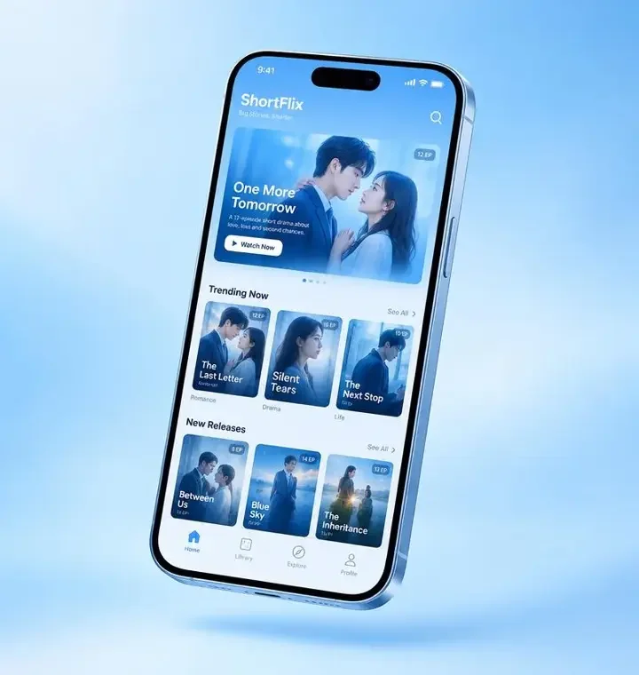 免费黄果短剧 手机 APP 界面展示